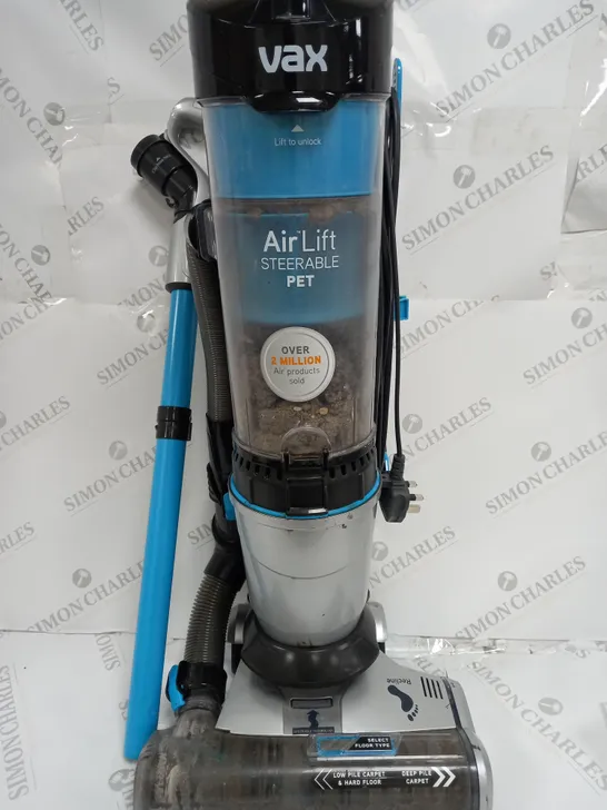 VAX AIR LIFT STEERABLE PET UPRIGHT VACUUM CLEANER RRP £129