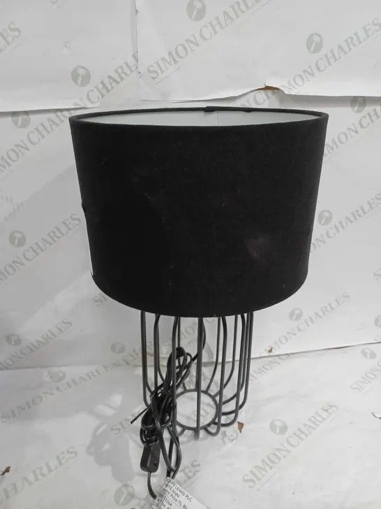 JOHN LEWIS BLACK WIRE DESIGNED TABLE LAMP 