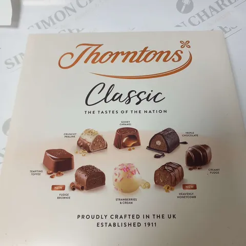 FIVE BOXES OF THORNTONS CLASSIC THE TASTES OF THENATION 262G
