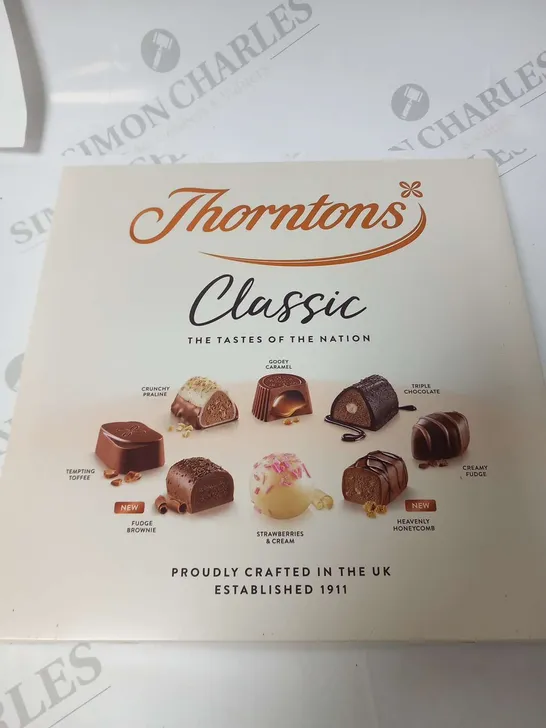 FIVE BOXES OF THORNTONS CLASSIC THE TASTES OF THENATION 262G