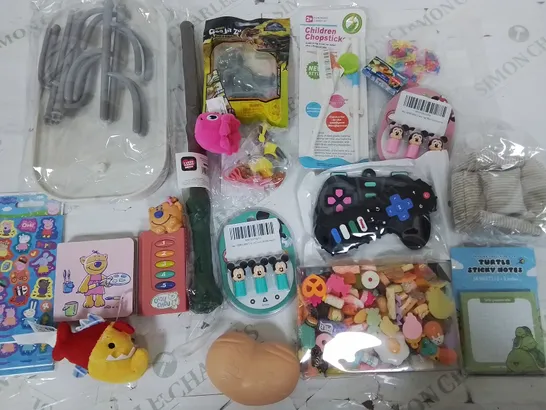 LOT OF ASSORTED TOYS AND KIDS ACTIVITIES 