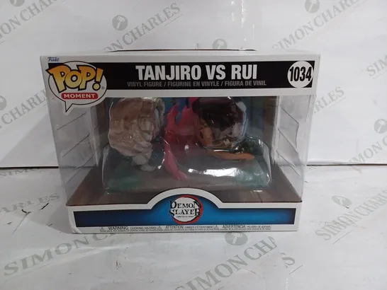 FUNKO POP FIGURE KIMETSU NO YAIBA DEMON SLAYER TANJIRO VS RUI - 1034