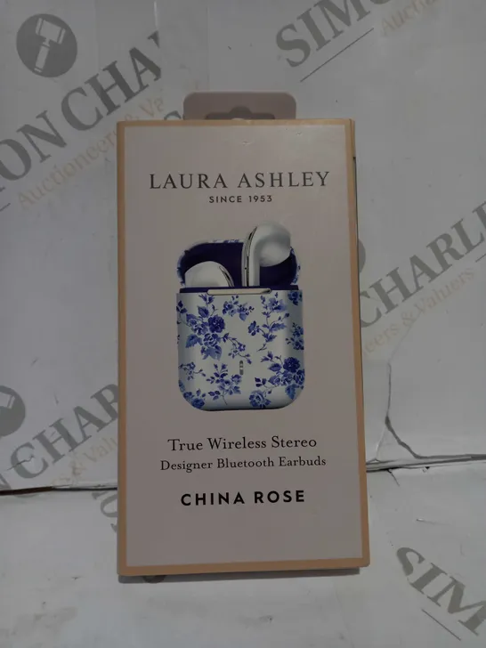 LAURA ASHLEY TRUE WIRELESS EARBUDS - CHINA ROSE