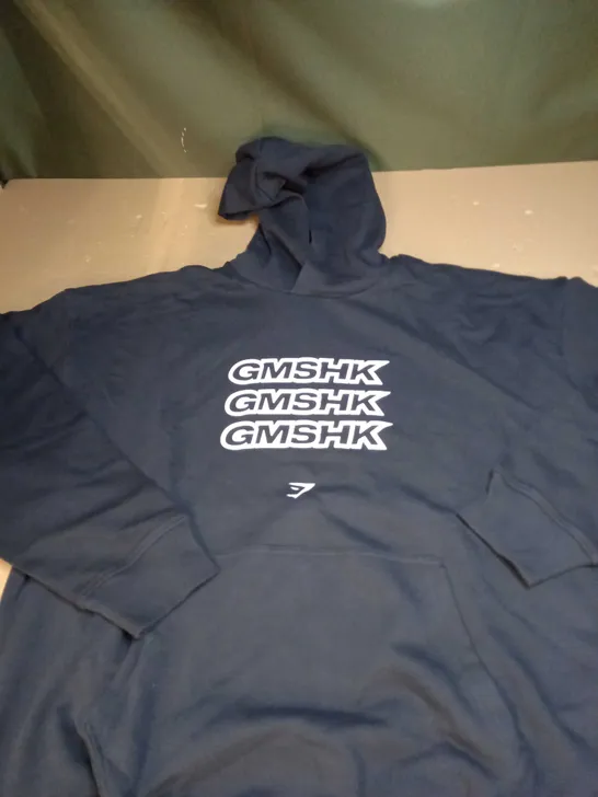 MENS GYMSHARK LOGO HOODY SIZE M