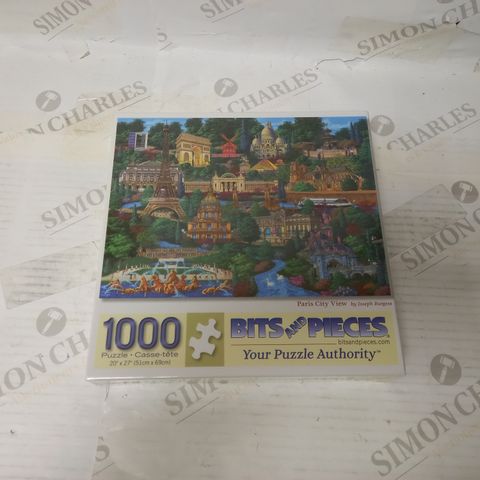 BOXED AND SEALED BITS AND PIECES PARIS CITY VIEW JIGSAW - 1000 PIECES
