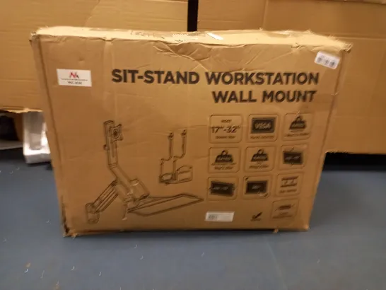 SIT-STAND WORKSTATION WALL MOUNT