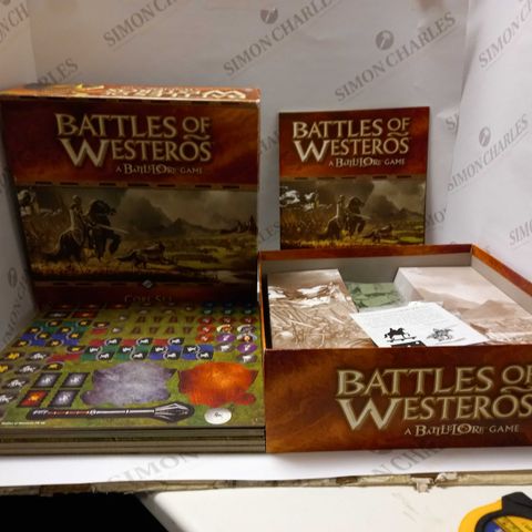 BATTLELORE BATTLE OF WESTEROS BOARD GAME CORE SET
