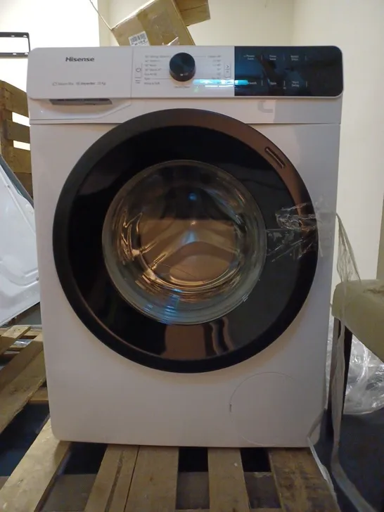 HISENSE WFGE10141VM 10 KG 1400RPM FREESTANDING WASHING MACHINE - WHITE LARGE - COLLECTION ONLY