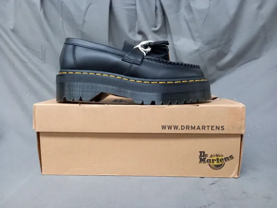 BOXED PAIR OF DR MARTEN ADRIAN LOAFERS IN BLACK UK SIZE 6.5