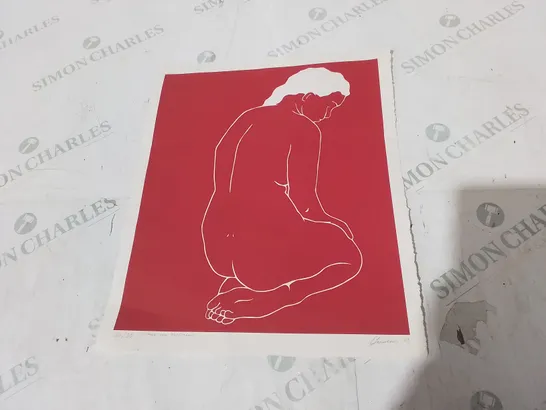 KNEELING WOMAN PRINT -ETOURENS 20/35