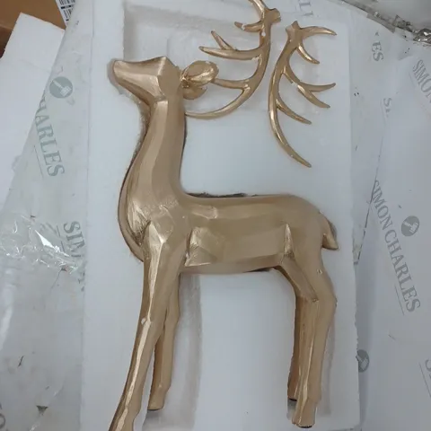 GOLDEN STAG ORNAMENT 