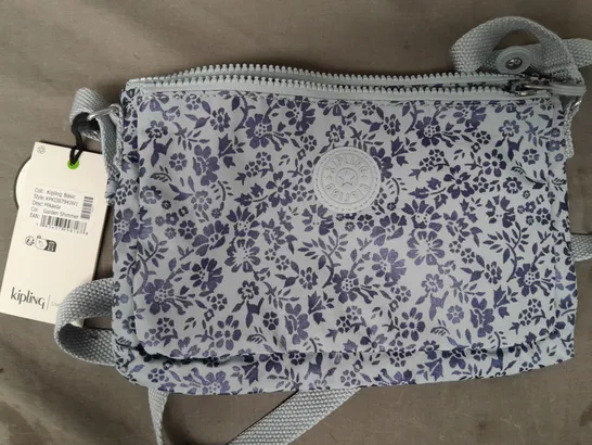 KIPLING BASIC BAG IN BLUE FLORAL