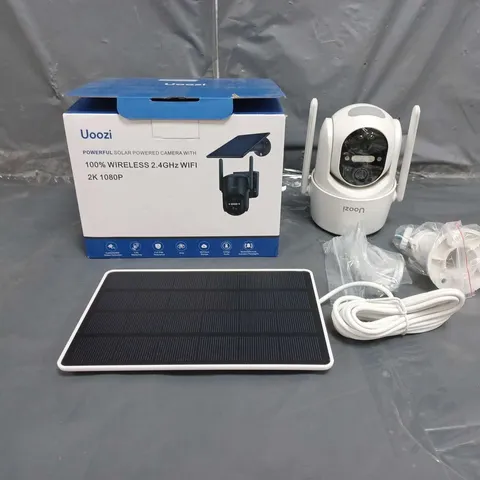 BOXED UOOZI POWERFUL SOLAR POWERED WIRELESS CAMERA 