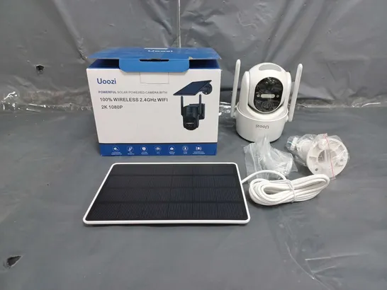 BOXED UOOZI POWERFUL SOLAR POWERED WIRELESS CAMERA 