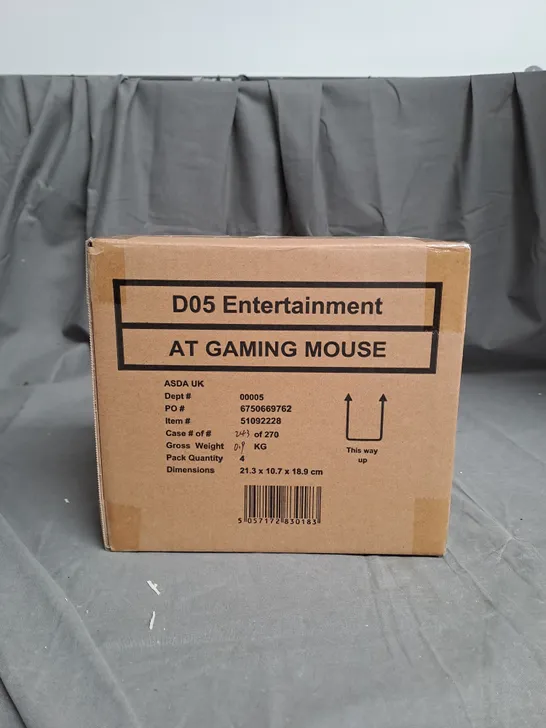 BRAND NEW BOXED AND SEALED GAMING MOUSE'S - PACK OF 4 