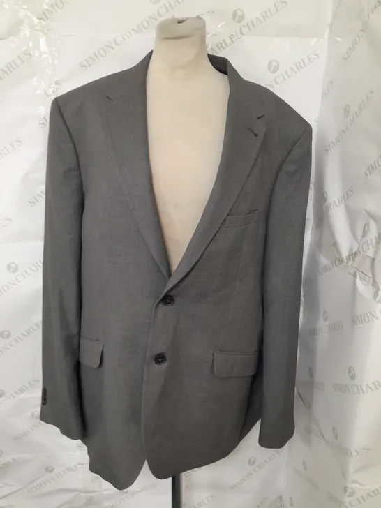 TAYLOR & WRIGHT GREY TAILORED JACKET - 48R