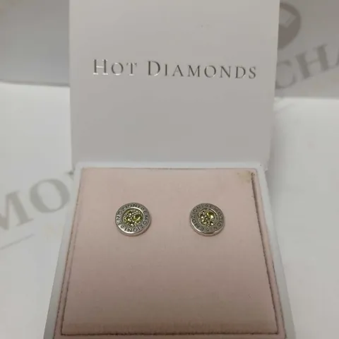 HOT DIAMONDS DIAMANTE STUD EARRINGS 