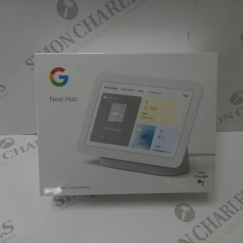 BRAND NEW BOXED GOOGLE NEST HUB 2ND GEN SMART SPEAKER WITH SCREEN - WHITE