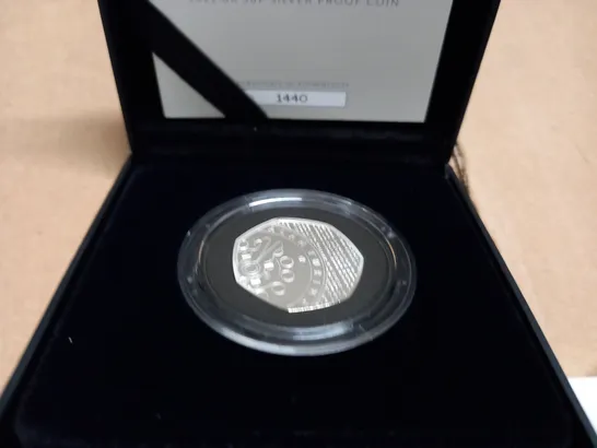 BOXED THE ROYAL MINT ALAN TURING 2022 UK 50P SILVER PROOF COIN