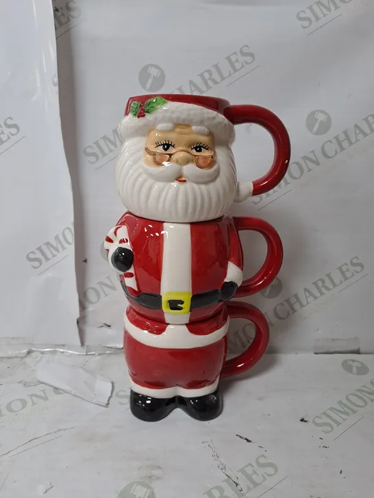 3X SANTA CUPS 