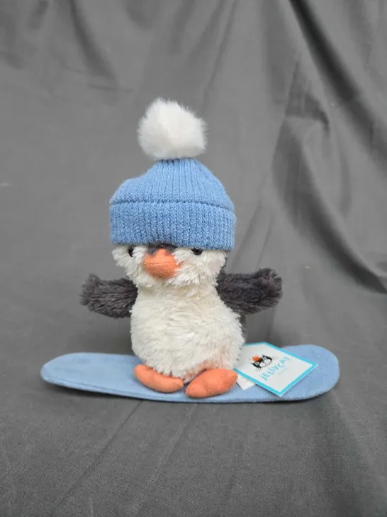 JELLYCAT - I AM SNOWBOARDING PEANUT PENGUIN