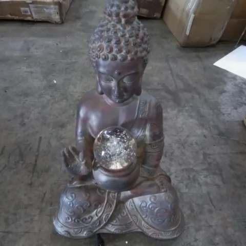 BOXED FULL BODY BRONZE EFFECT BUDHA WITH LED