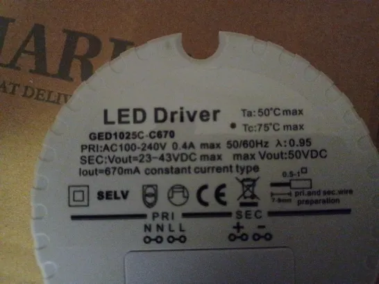 BRAND NEW ROUND 240MM 25W LED DOWNLIGHT 3K