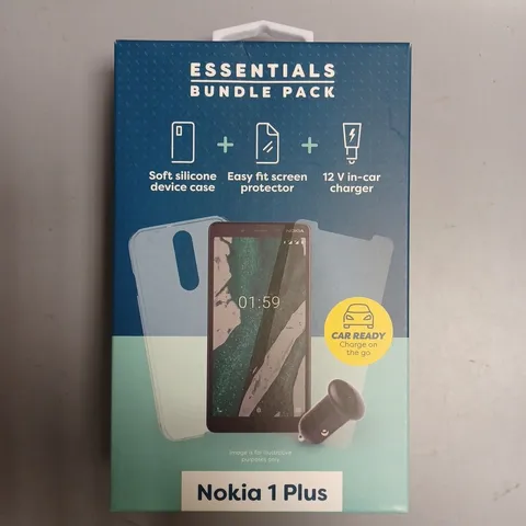 APPROXIMATELY 15 BRAND NEW BOXED ESSENTIAL BUNDLE PACKS FOR NOKIA 1 PLUS
