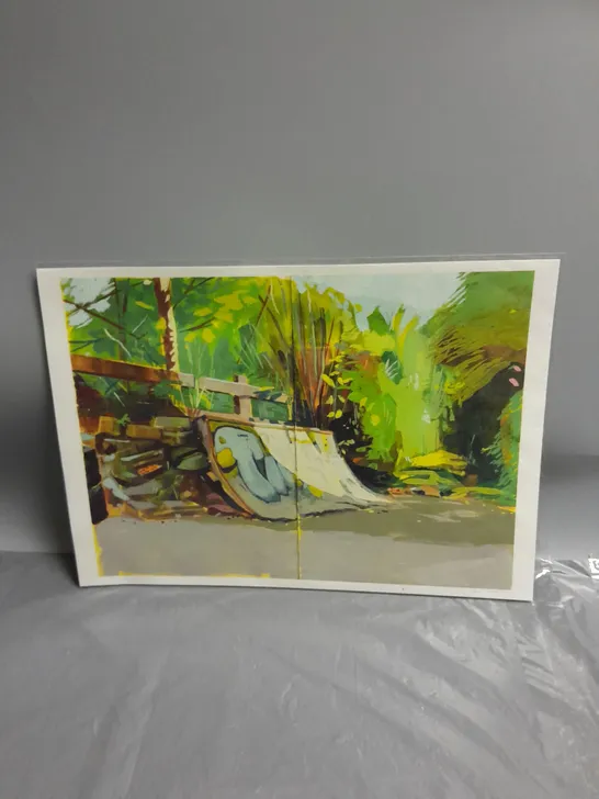 LORNA GOLDFINCH LOT OF 4 ASSORTED PRINTS ON PAPER SIZE A3