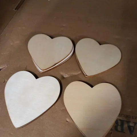 LOT OF ASSORTED LOVE HEART DESIGNED COASTERS