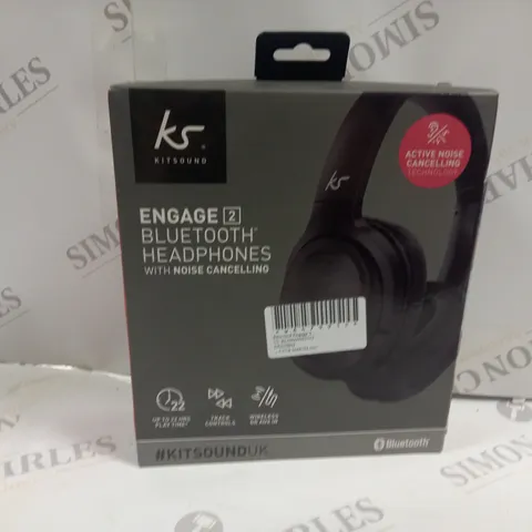 BOXED AND SEALED KITSOUND ENGAGE 2 BLUETOOTH NOISE CANCELLING HEADPHONES