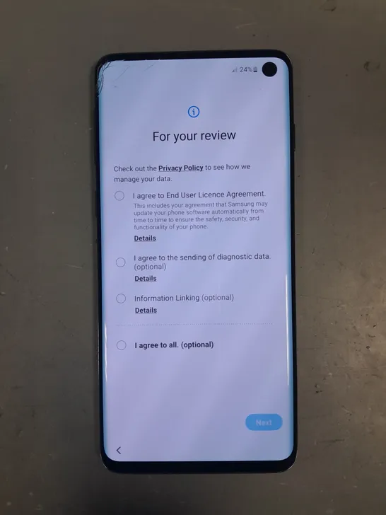 SAMSUNG GALAXY S10 SMARTPHONE 