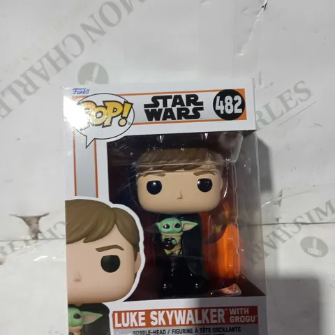 FUNKO POP STAR WARS 482 LUKE SKYWALKER WITH GROGU BOBBLE-HEAD