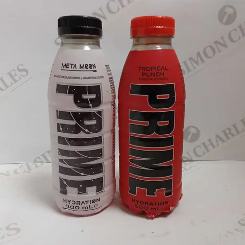 BOX OF 2 PRIME DRINKS - META MOON AND TROPICAL PUNCH