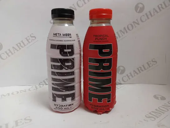 BOX OF 2 PRIME DRINKS - META MOON AND TROPICAL PUNCH