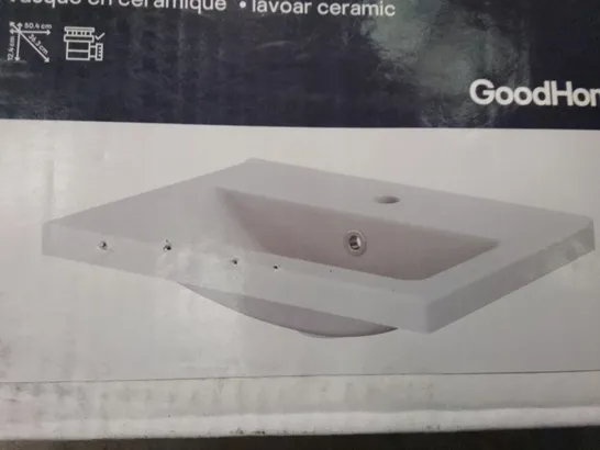 BOXED GOODHOME NIRA CERAMIC BASIN