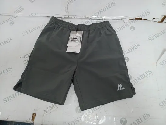 MONTIREX GREY LOGO JUNIOR SHORTS- 12-13 YEARS 