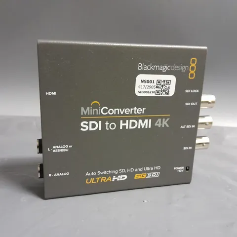 BLACKMAGIC DESIGN MINI CONVERTER SDI TO HDMI 4K 