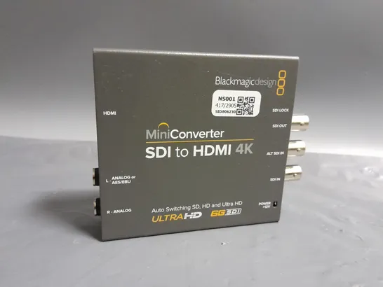 BLACKMAGIC DESIGN MINI CONVERTER SDI TO HDMI 4K 