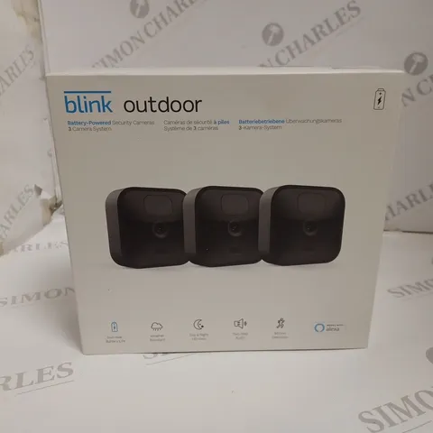 BOXED BLINK OUTDOOR SET OF 3 CAMERAS