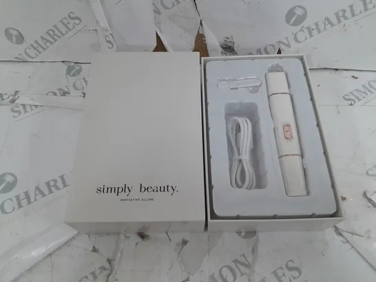 BOXED SIMPLY BEAUTY 2 IN 1 SUPER SMOOTH FACE & BROWS HAIR REMOVER, WHITE