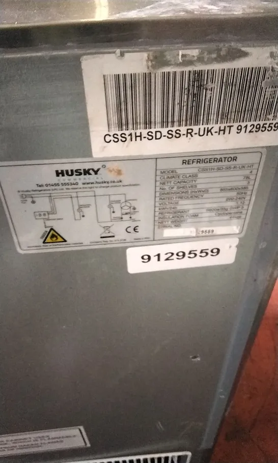 HUSKY COMMERCIAL REFRIGERATOR CSS1H-SD-SS-R-UK-HT