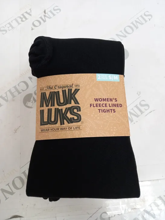 MUK LUKS TIGHTS FLEECE LINED 4ER PACK