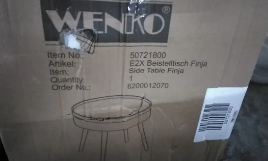 BOXED WENKO SIDE TABLE 