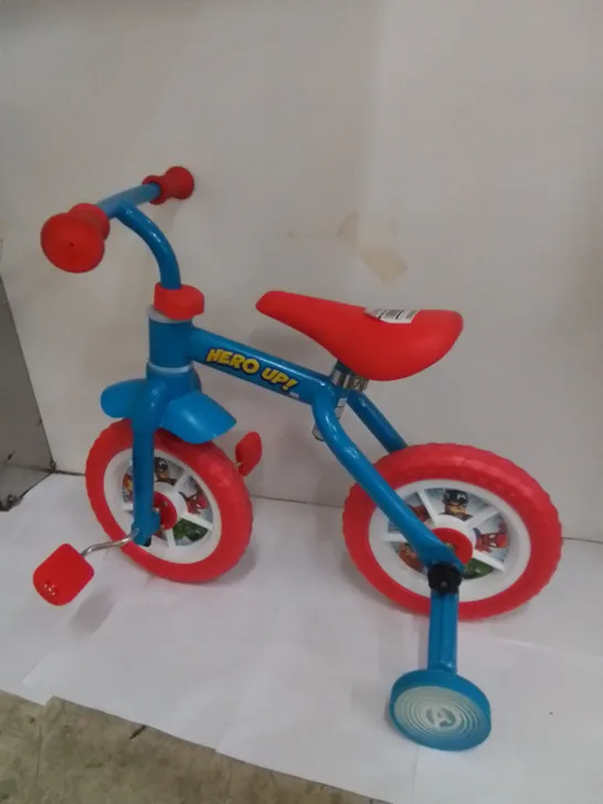 TODDLERS MARVEL SUPERHERO PEDDLE BIKE