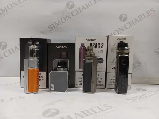 BOX OF APPROX 20 ASSORTED VAPES TO INCLUDE - VINCI X II MOD - VOOPOO DRAG S - VOOPOO DRAG NANO 2 ECT