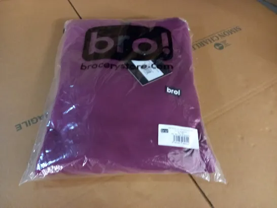 BAGGED BRO CHILL HOODY IN BURGHUNDY - 3XL