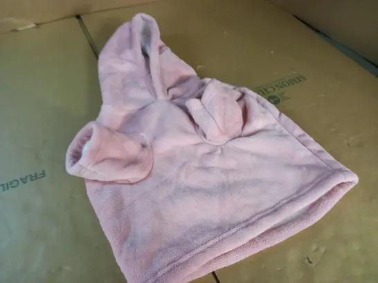 DOG HOODIE BLANKET IN BLUSH - MEDIUM