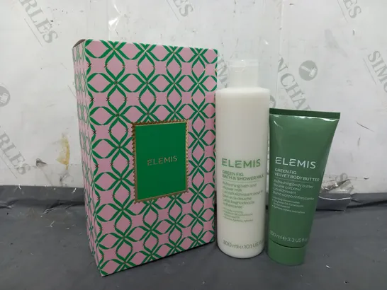 BOXED ELEMIS GIFT SET TO INCLUDE BATH & SHOWER MILK (300ml), VELVET BODY BUTTER (100ml)