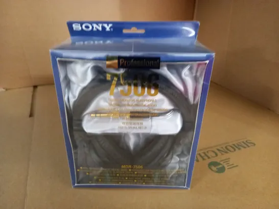 SONY PROFESSIONAL 7506 SOUND MONITOR HEADPHONES - MDR-7506